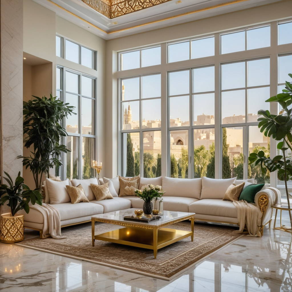 Room in Arabic Majlis style